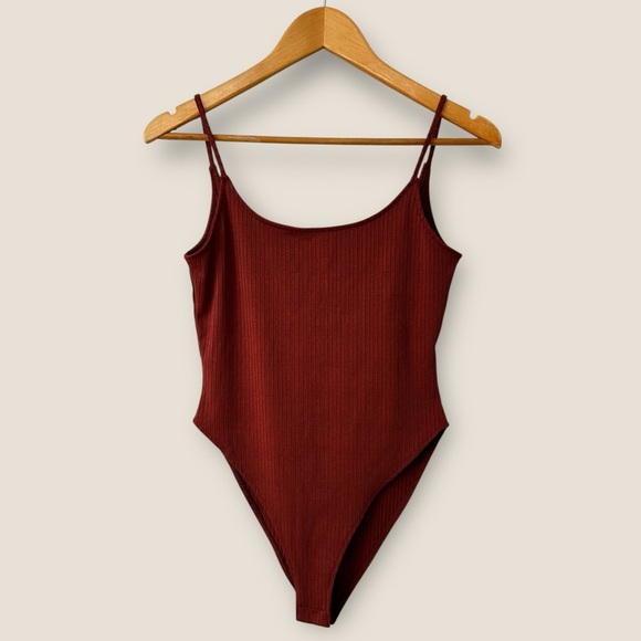 Forever 21 Tops - Forever 21 Ribbed Low Back Bodysuit